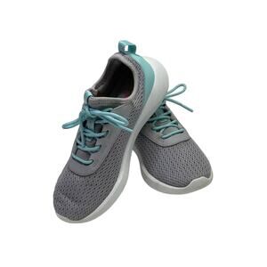 Under Armour Skylar 2 Tennis Shoes 3022582 in Grey/Turquoise. Size 6.5/Six 1/2